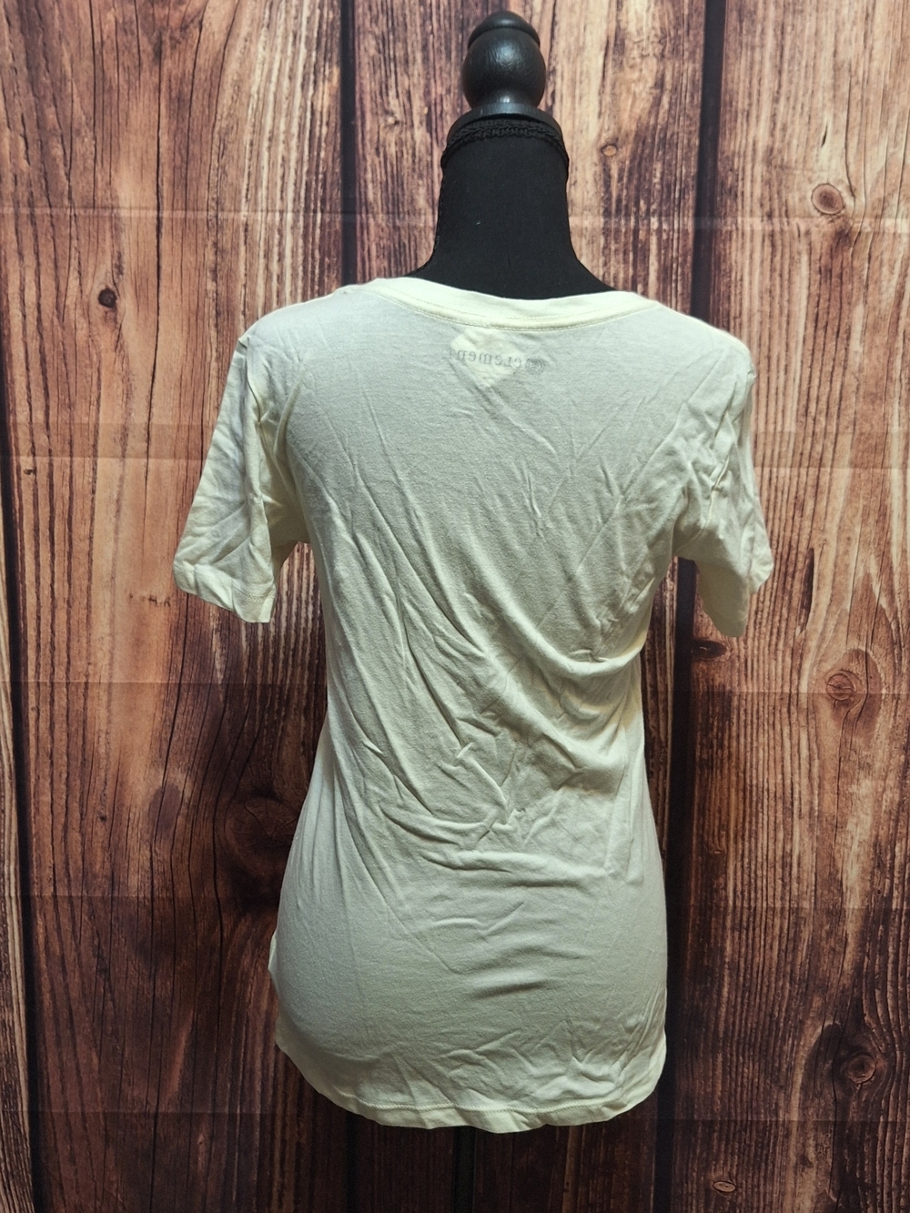 Element Women's Cream Graphic Logo T-Shirt - Navy Print Size XS - Picture 4 of 5
